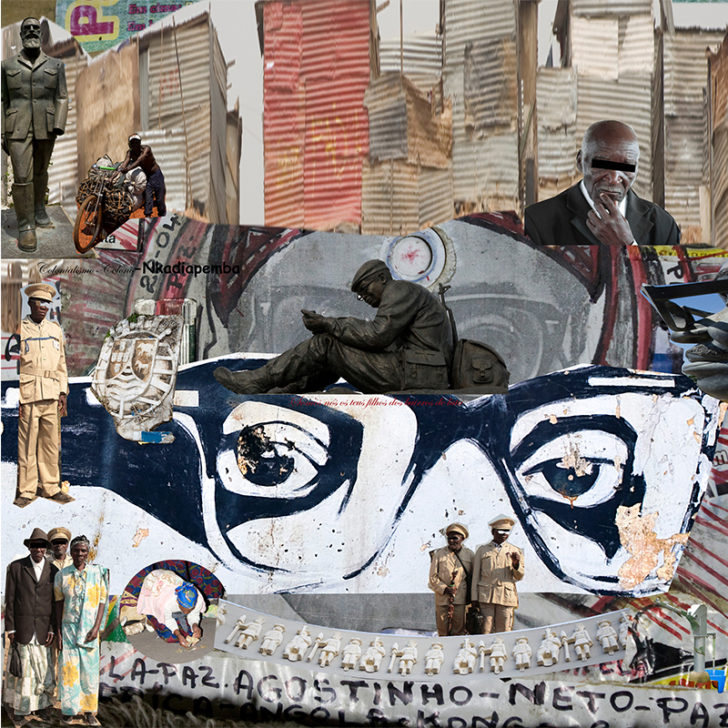 Manguxi, Serie Urbanismo, photo installation on canvas, 200 x 200 cm, 2012